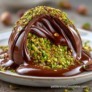 Chocolat Pistache Croustillant au Coco Fiche recette