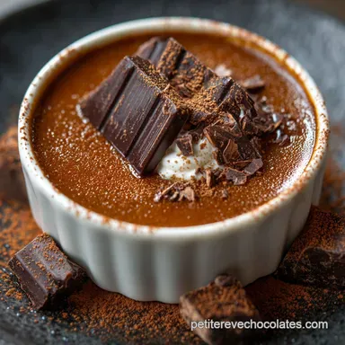 Caf&eacute; cr&egrave;me au chocolat cors&eacute; Notre recette Pot de Cr&egrave;me Moka ultrasoyeuse Fiche recette