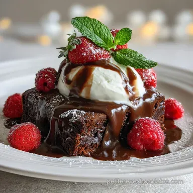 Pudding brownie au chocolat Ina Garten Crispy Baked Fiche recette