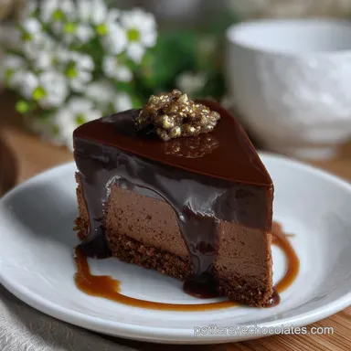 Brun Chocolat: Croustillant et Mousse Velout&eacute;e Fiche recette