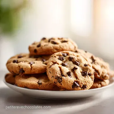 Recette Cookies P&eacute;pites Chocolat Faciles : Croustillants Fiche recette