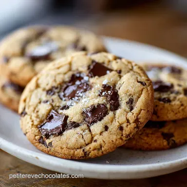 Recette Cookies P&eacute;pites Chocolat Faciles : Croustillants