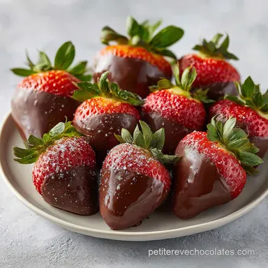 Fraises au Chocolat : Recette Facile pour 4 Personnes Fiche recette