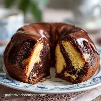 Recette Dun Marbr&eacute; Au Chocolat : Moelleux pour 10 Gourmands Fiche recette