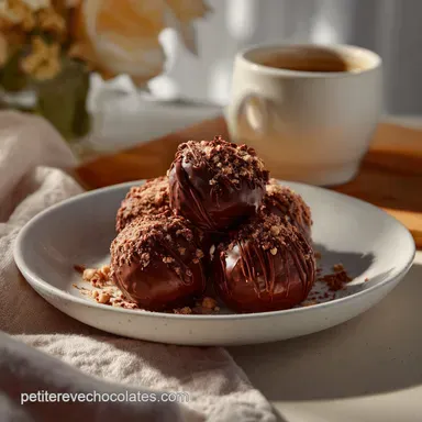 Nutella Truffels Recipe: C&oelig;ur Fondant Sans Cuisson Fiche recette