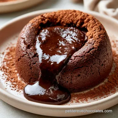 12 Recettes de Fondant au Chocolat C&oelig;ur Coulant Faciles