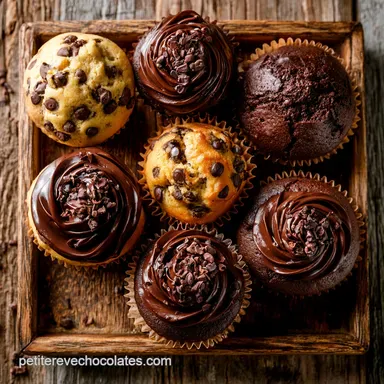Muffins et Cupcakes au Chocolat Moelleux