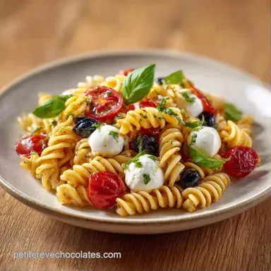 Salade P&acirc;tes Fra&icirc;cheur Italienne pour 4 Fiche recette