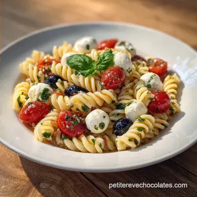 Salade P&acirc;tes Fra&icirc;cheur Italienne pour 4