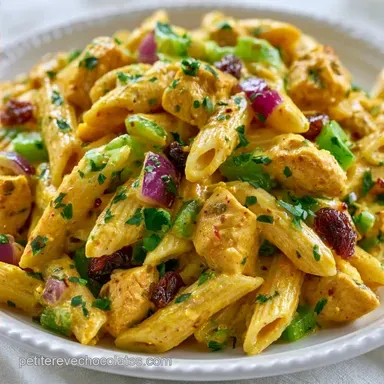 Salade P&acirc;tes Poulet Curry au Penne
