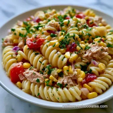 Salade P&acirc;tes Thon Ma&iuml;s en 25 Minutes Fiche recette