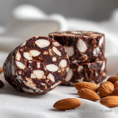 Saucisson au chocolat sans oeuf : Recette Italienne Facile