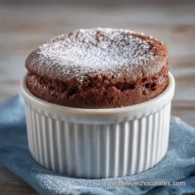 Souffl&eacute; Au Chocolat Pour 4 Personnes