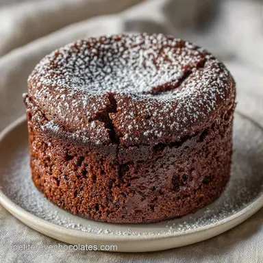Souffl&eacute; au Chocolat C&oelig;ur Fondant Fiche recette