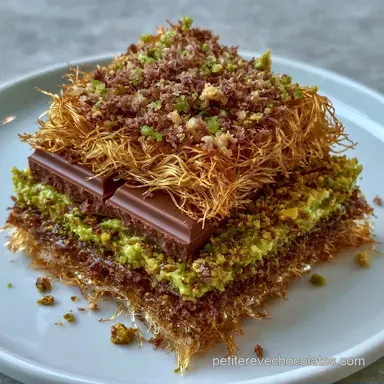 Tablette Chocolat Duba&iuml; Croustillante