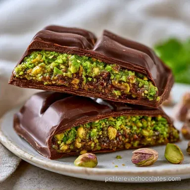 Chocolat Duba&iuml; &agrave; la Pistache