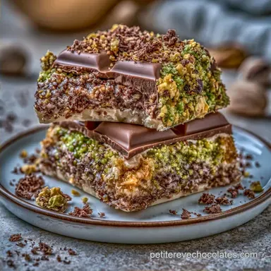 Tablette Chocolat Pistache Croustillante