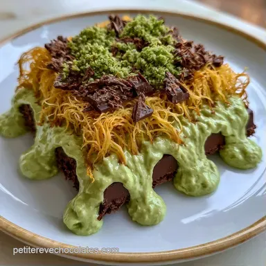 Tablette Pistache Kata&iuml;fi au Tahini Fiche recette