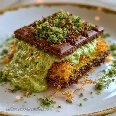 Tablette Pistache Kata&iuml;fi au Tahini