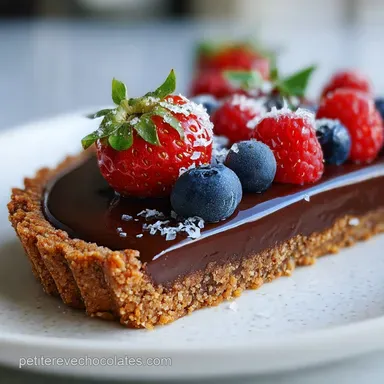 Tarte Au Chocolat Sans Cuisson Facile Rapide Fiche recette