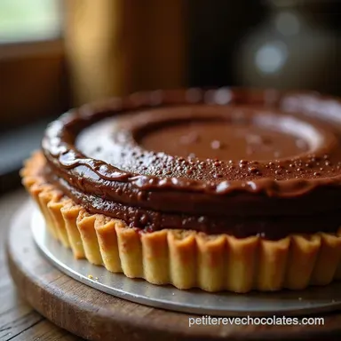 La Recette Inratable de Tarte au Chocolat Noir Intense Fiche recette