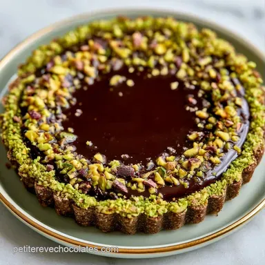 Tarte Chocolat Pistache Pour 6 Parts Fiche recette