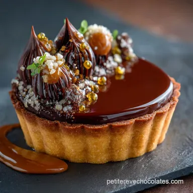 P&acirc;tisserie au Chocolat Tarte Signature Intense au Chocolat Noir