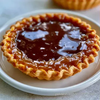 Tartelette Chocolat Caramel pour 6 Fiche recette