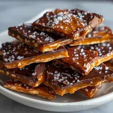 Toffee aux crackers sal&eacute;s : Recette facile &agrave; No&euml;l Fiche recette