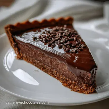 Tourte au chocolat : La recette Intense et Fondante Fiche recette