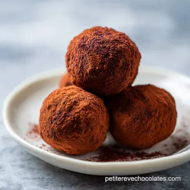 Truffe au Chocolat Recette Facile pour 20 Portions Fiche recette