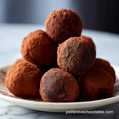 Truffe au Chocolat Recette Facile pour 20 Portions