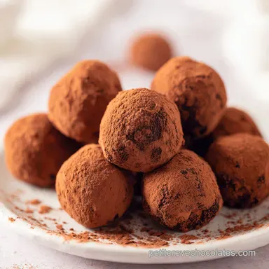 Truffes Au Chocolat Et Cake Balls pour 20 Fiche recette