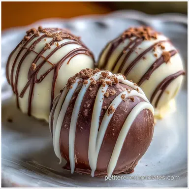 Truffes au G&acirc;teau au Chocolat Sans Cuisson Faciles Fiche recette