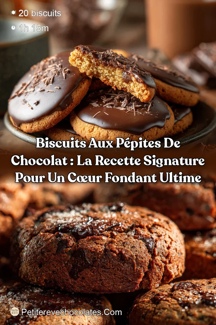 Biscuits aux p&eacute;pites de chocolat : la recette signature pour un c&oelig;ur fondant ultime