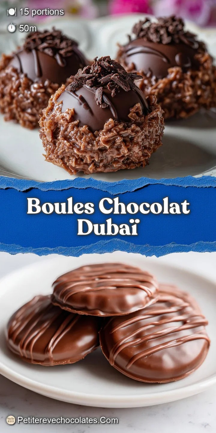 Close-up of a chocolate sphere, cocoa powder clinging to the surface, hinting at a decadent, melt-in-your-mouth chocolate ...