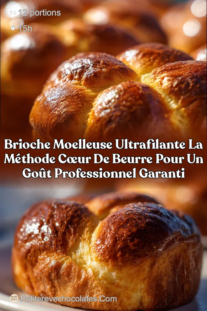 Brioche moelleuse ultrafilante la méthode Cœur de Beurre pour un goût professionnel garanti