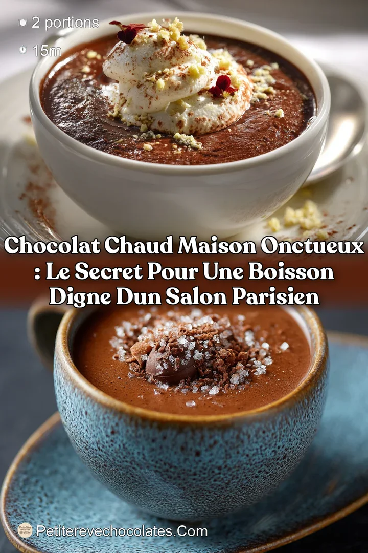 Chocolat Chaud Maison Onctueux : Le Secret pour une Boisson Digne dun Salon Parisien