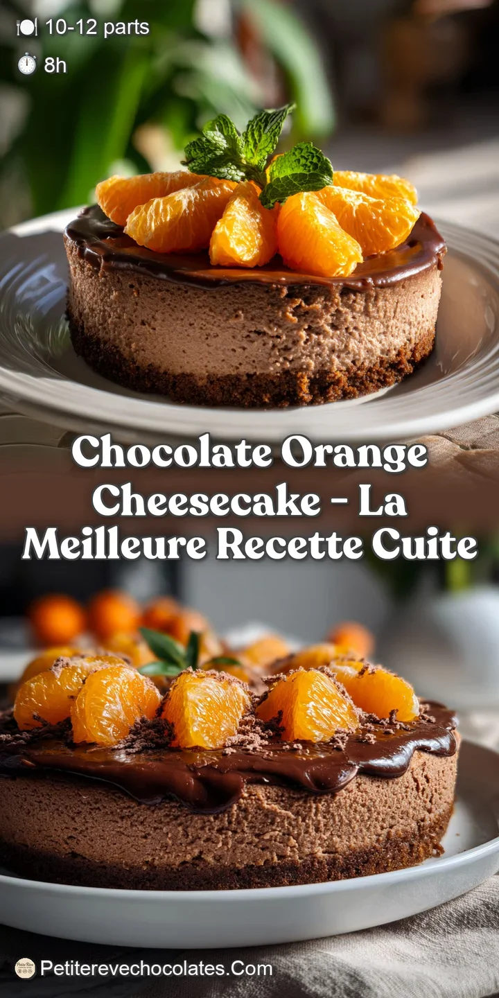 Chocolate Orange Cheesecake - La Meilleure Recette Cuite