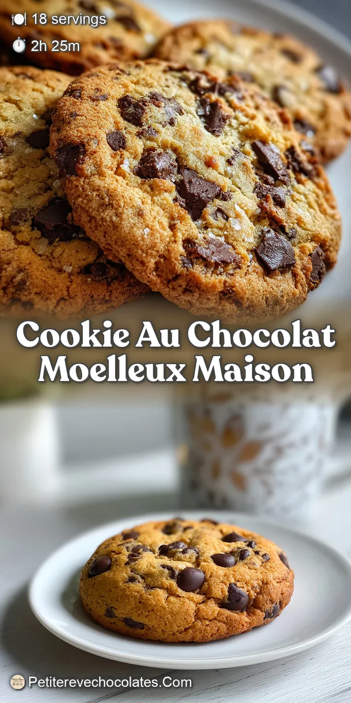 Close-up view of a dark chocolate cookie, revealing its soft, slightly crisp edges and gooey, melty chocolate center.