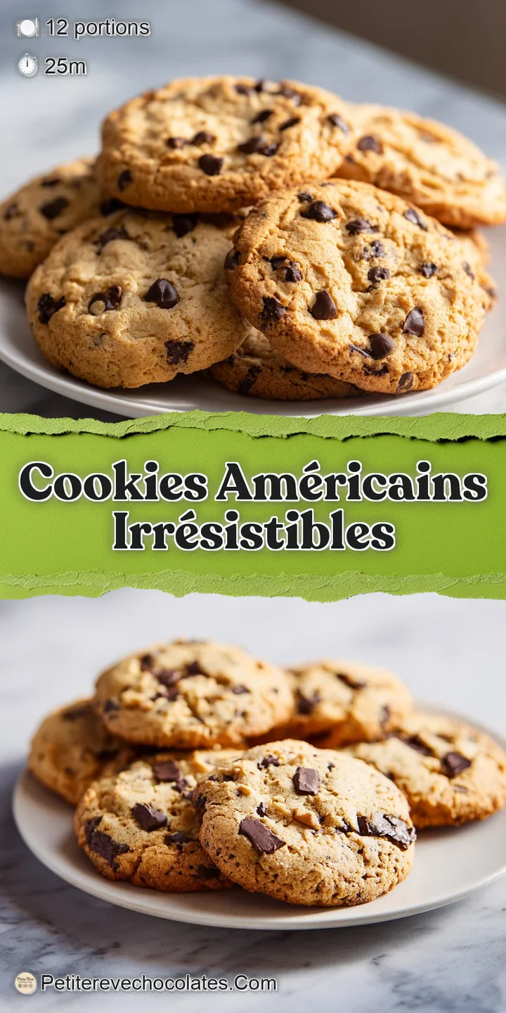 Close-up of a cookie revealing gooey melted chocolate and a slightly cracked surface. The image highlights its soft, chewy...