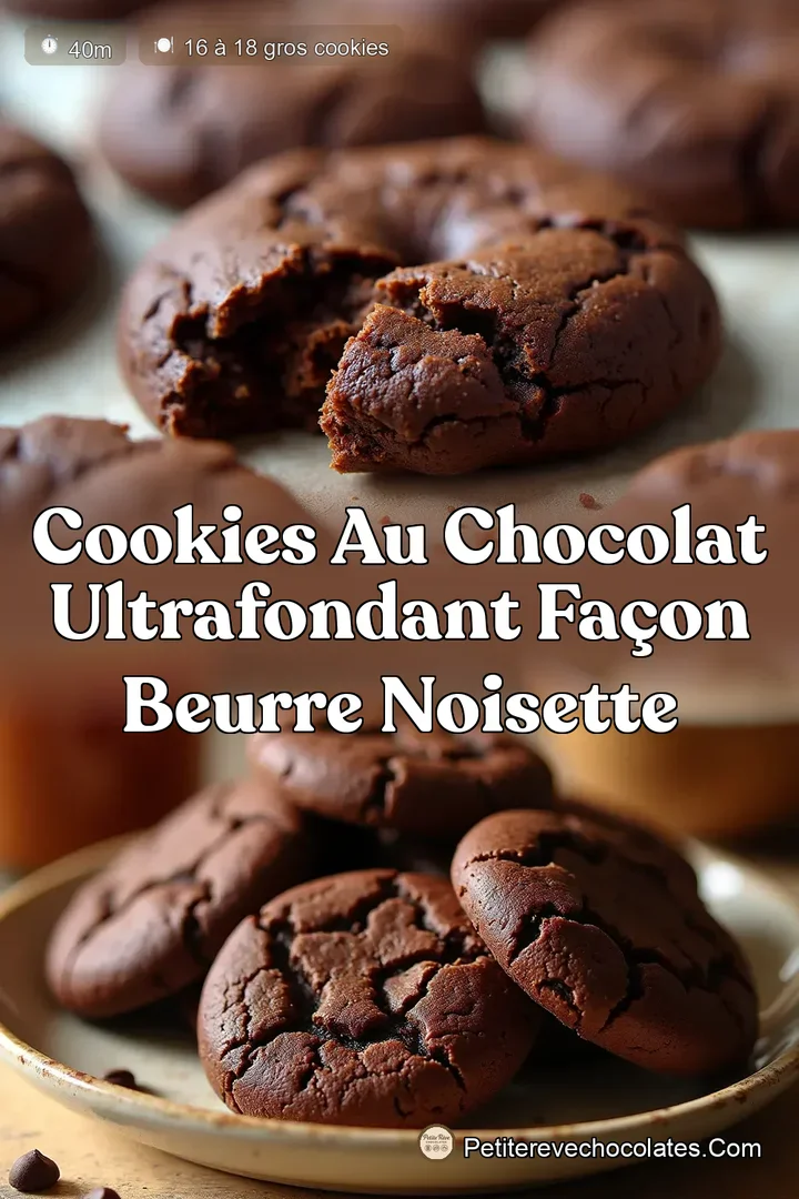 Cookies au Chocolat UltraFondant Façon Beurre Noisette
