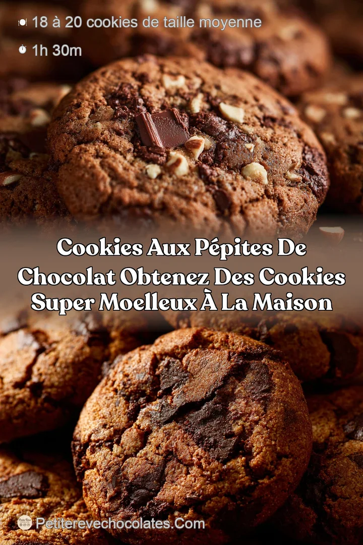 Cookies aux P&eacute;pites de Chocolat Obtenez des cookies super moelleux &agrave; la maison