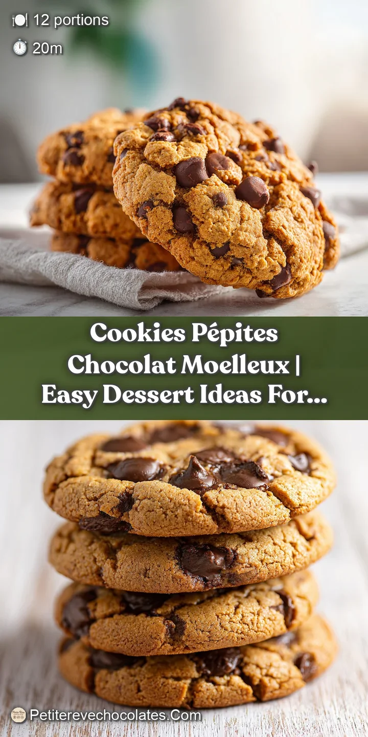 Close-up of a warm, soft cookie studded with melted dark chocolate; hints of gooeyness and a slightly crisp golden edge vi...