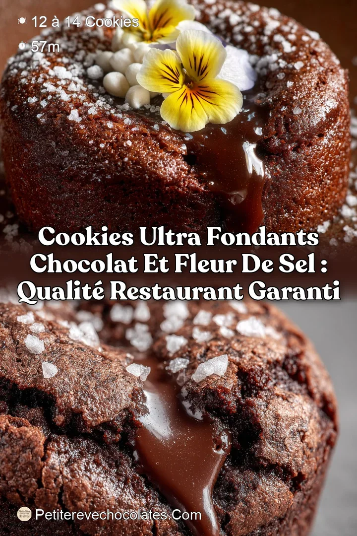 Cookies Ultra Fondants Chocolat Et Fleur De Sel : Qualit&eacute; Restaurant Garanti