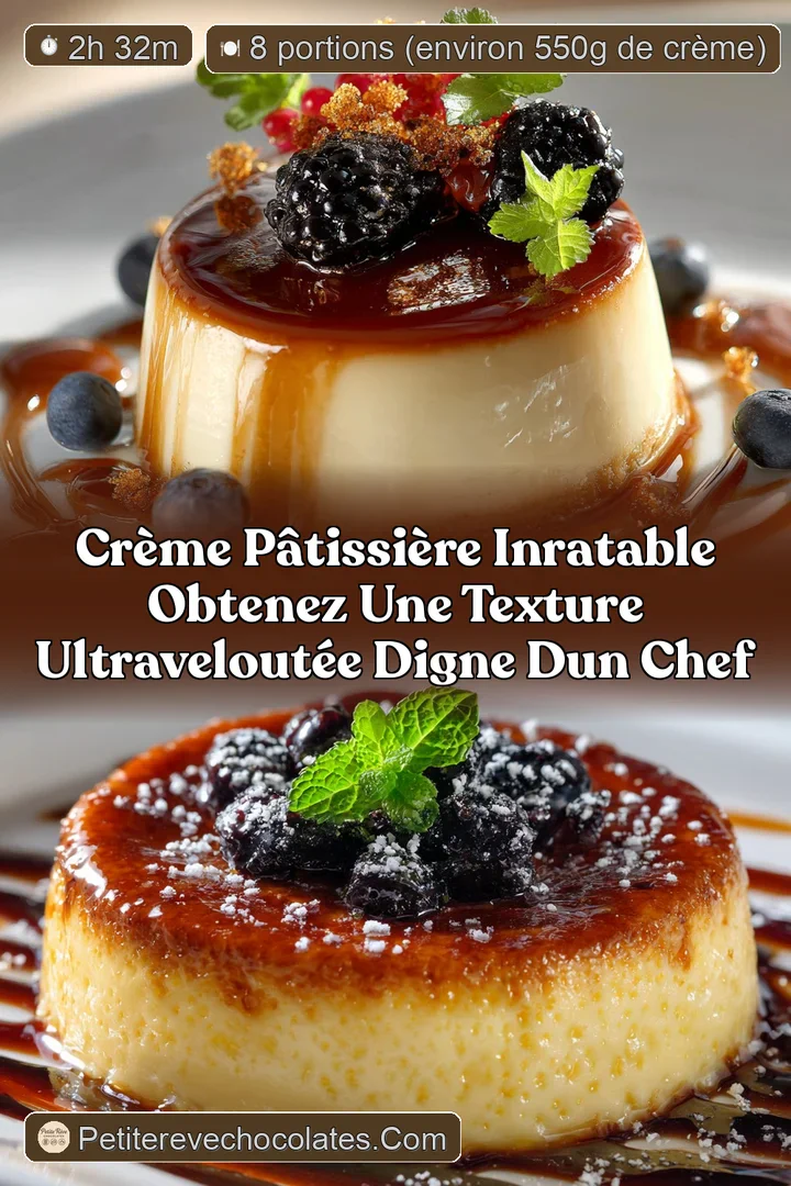 Cr&egrave;me P&acirc;tissi&egrave;re Inratable Obtenez une texture ultravelout&eacute;e digne dun chef