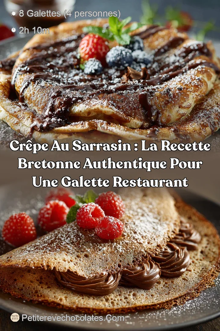 Cr&ecirc;pe au sarrasin : La recette bretonne authentique pour une galette restaurant