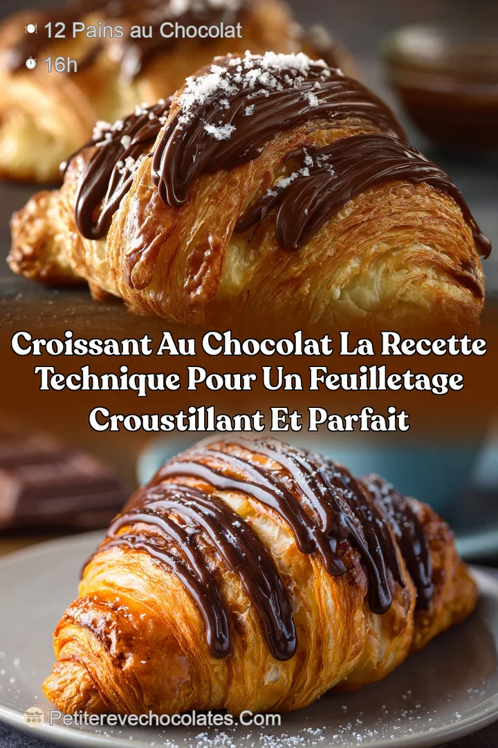Croissant au chocolat La recette technique pour un feuilletage croustillant et parfait