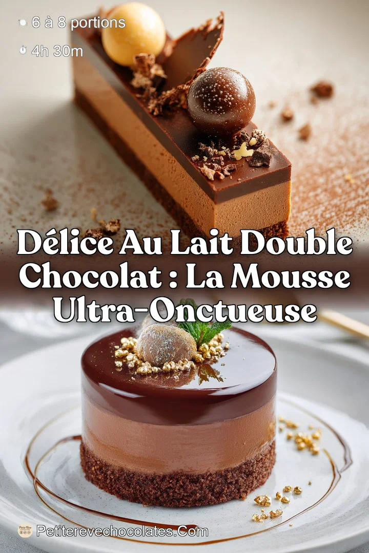 Délice au lait double chocolat : La Mousse Ultra-Onctueuse