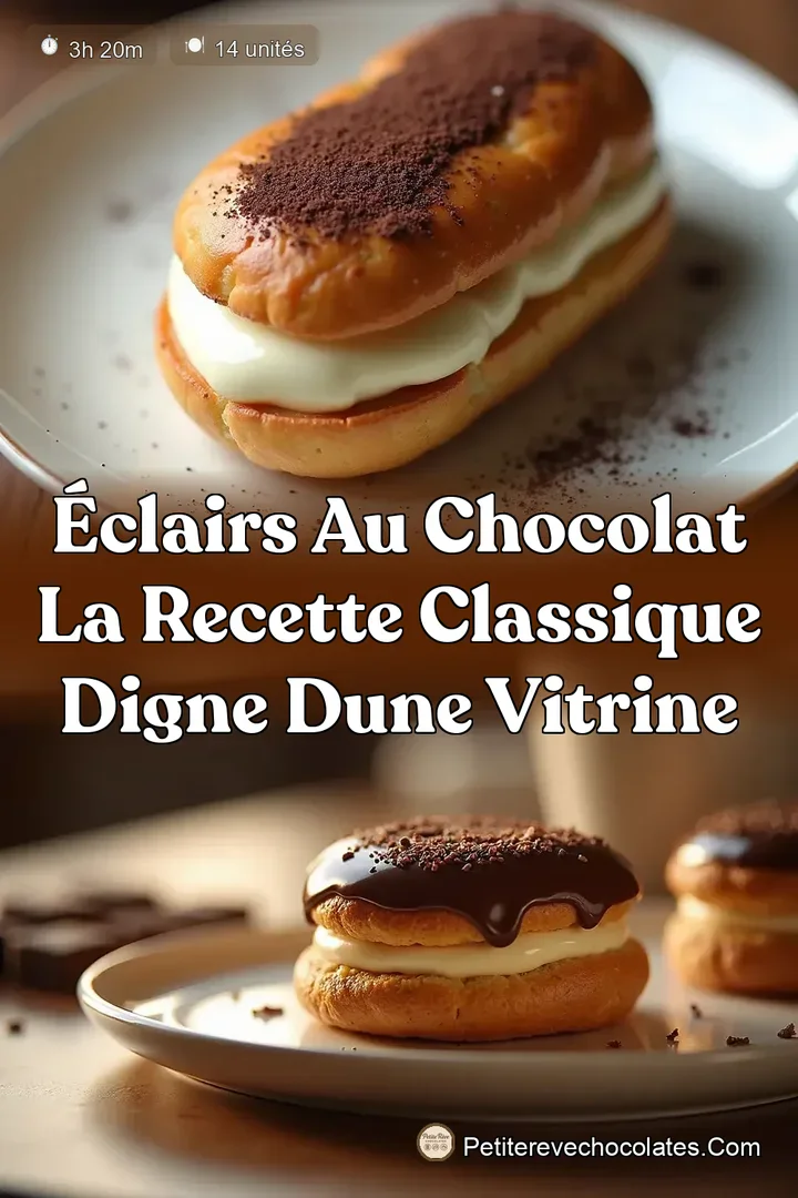 &Eacute;clairs au Chocolat La Recette Classique Digne dune Vitrine